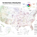 United States of Blooming Risks: An Aggregated Mosaic of FEMA National Risk Index of 18 Natural Hazards by Atlas Guo